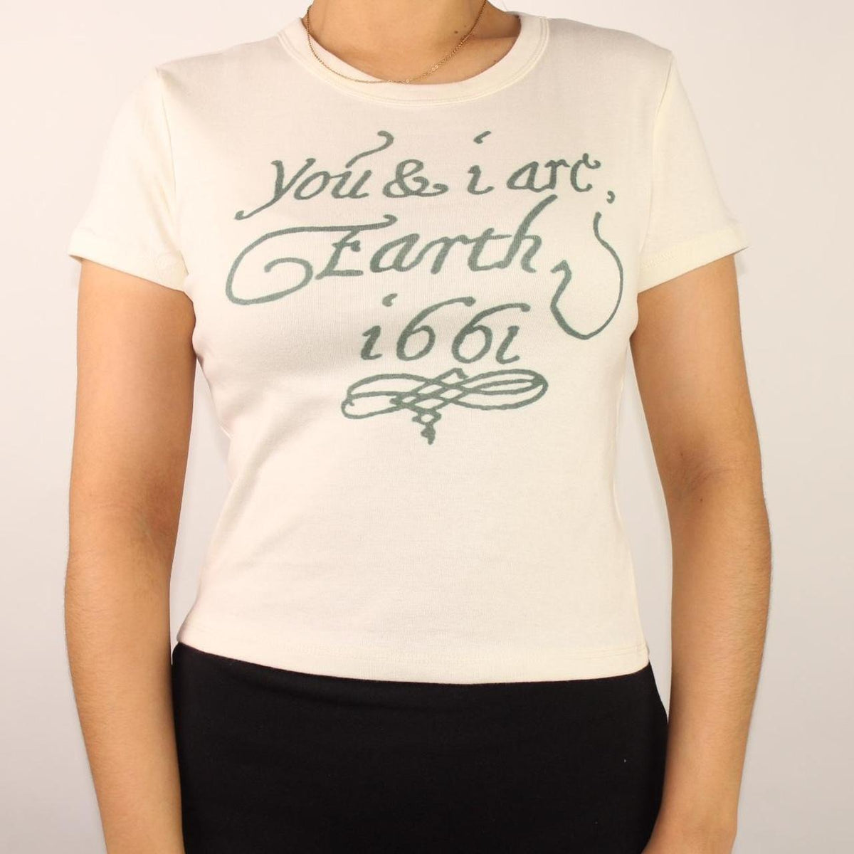 You and I are Earth Beige Baby Tee
