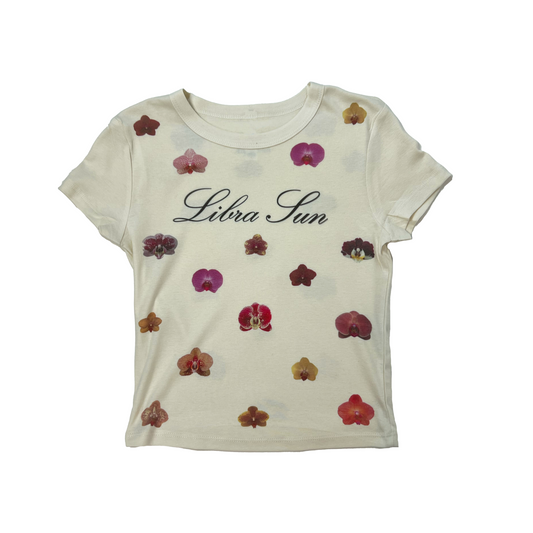Libra Sun Orchid Baby Tee